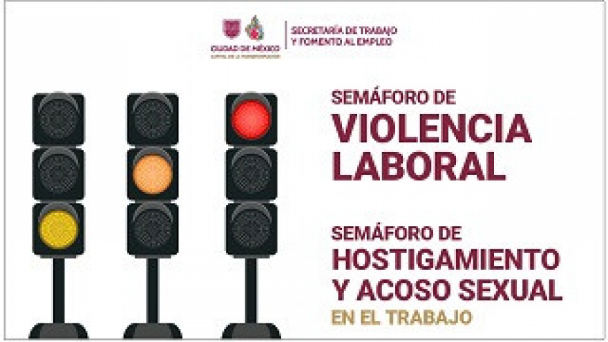 Semáforos de hostigamiento y acoso sexual en el trabajo y violencia laboral